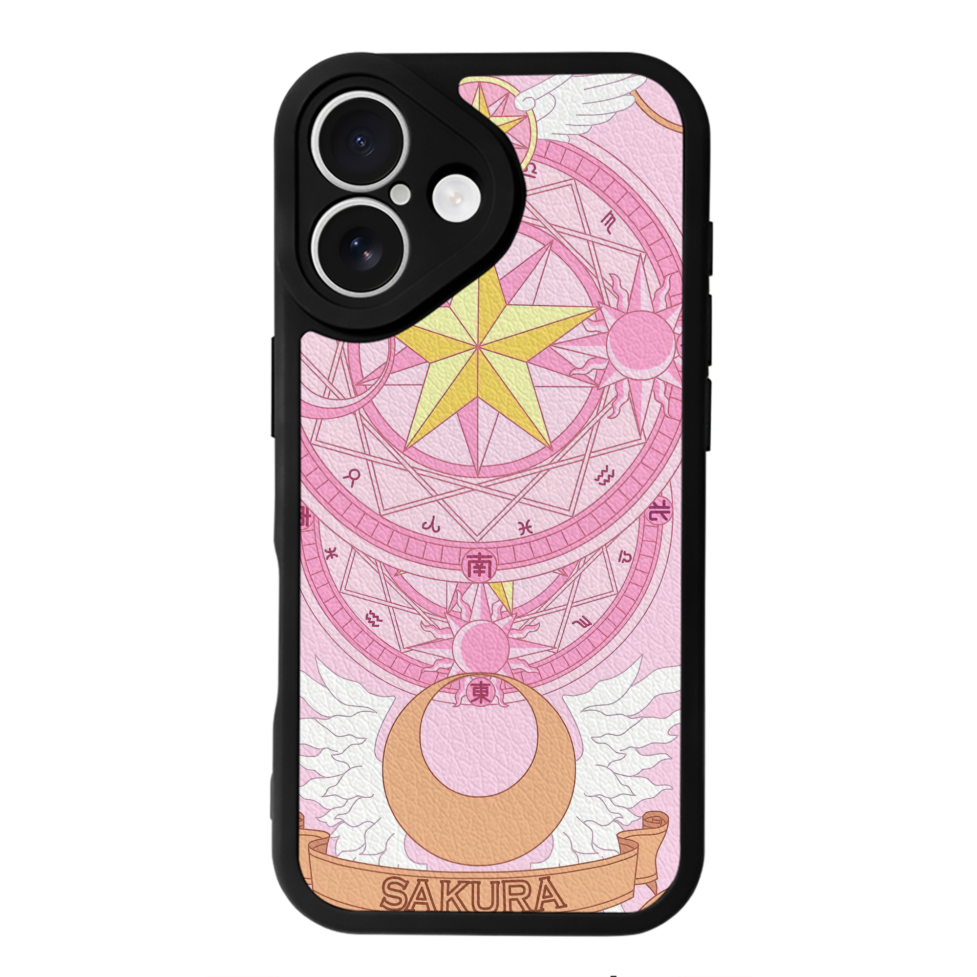 （画像用） 美少女戦士セーラームーン Sailor Moon 【iPhone 16シリーズ対応】シリコンスマホケース（レザー調） 材質：シリコン
